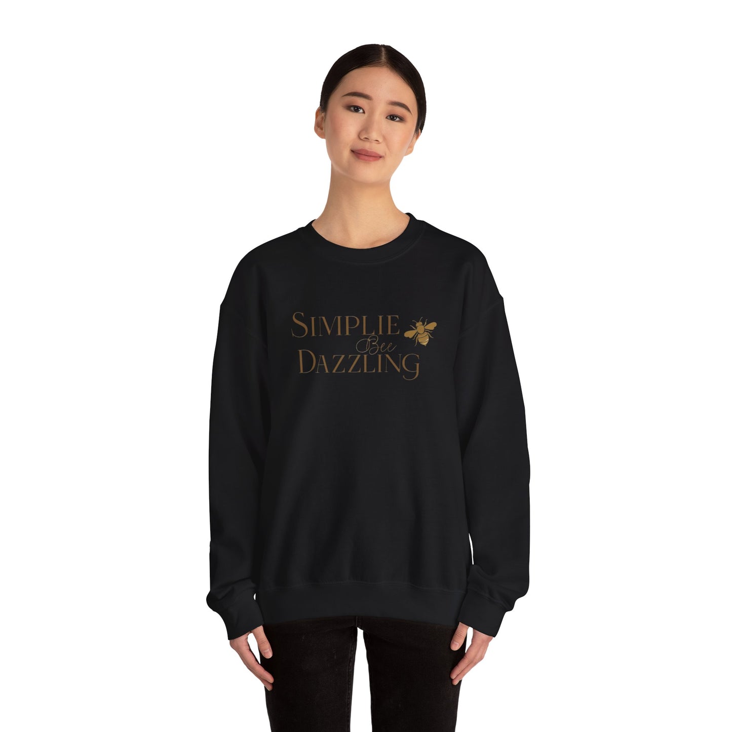 Simplie Bee Dazziling Crewneck Sweatshirt