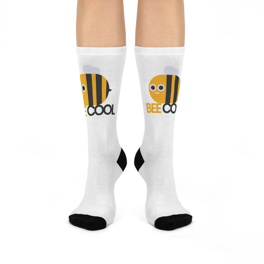 Bee Cool Cushioned Crew Socks