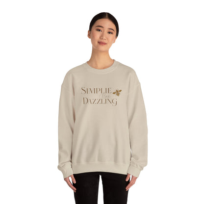 Simplie Bee Dazziling Crewneck Sweatshirt