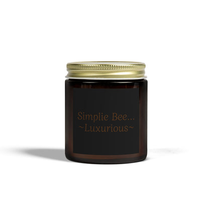 Cashmere Musk Scented Candle, Coconut Apricot Wax (4oz, 9oz)