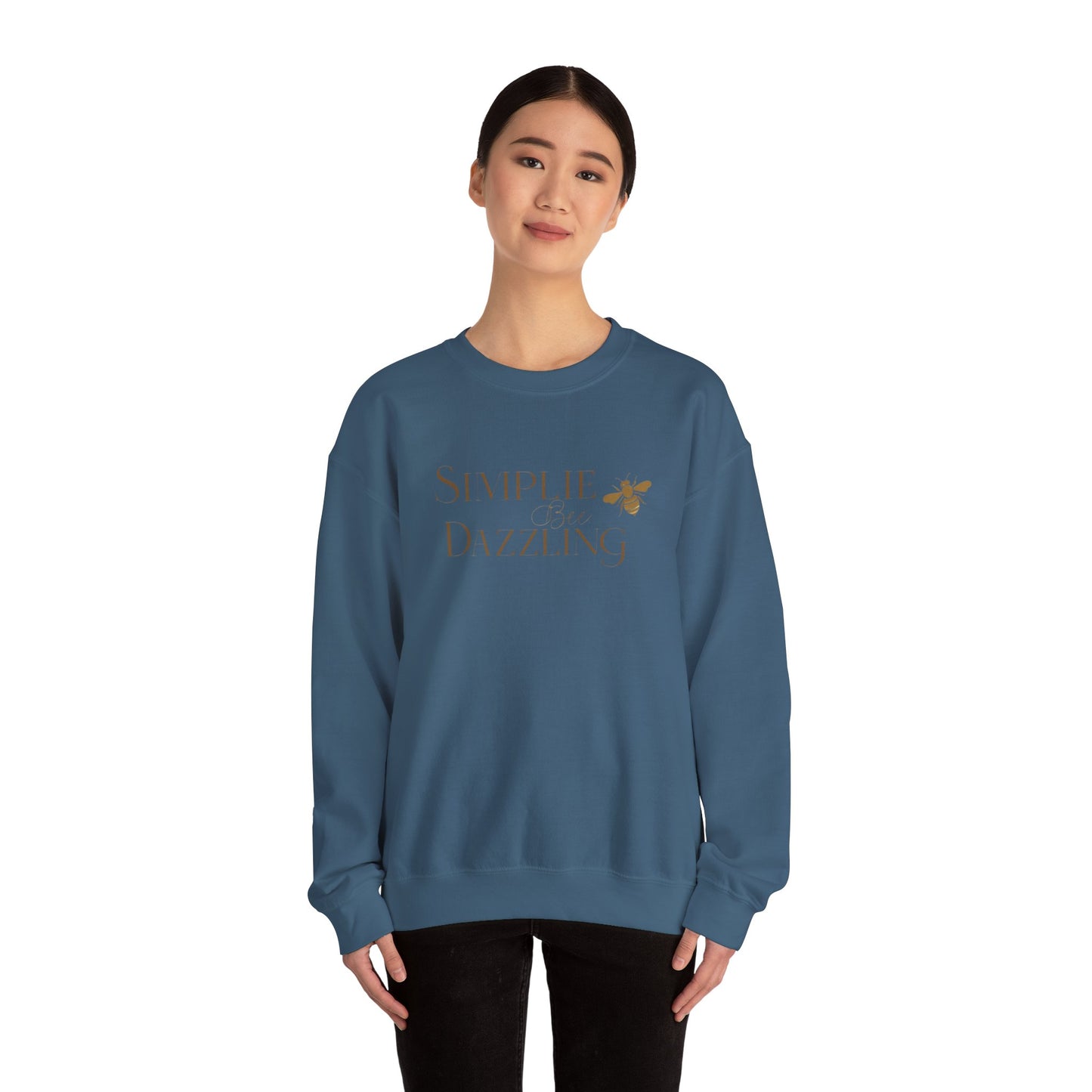 Simplie Bee Dazziling Crewneck Sweatshirt